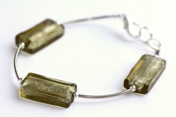 olive handmade bracelet