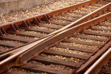 A track in a railway