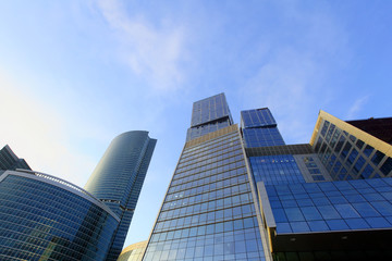 Fototapeta premium New skyscrapers business centre in moscow city