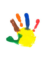 Kinder Handabdruck