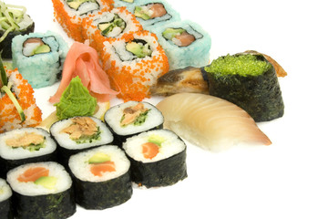 sushi assortment