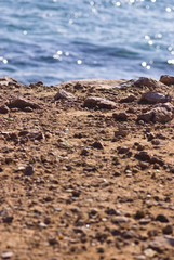 rocks and sea