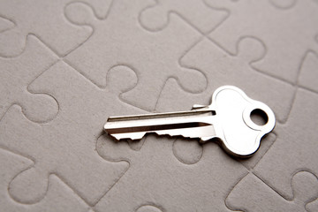 Key on puzzle