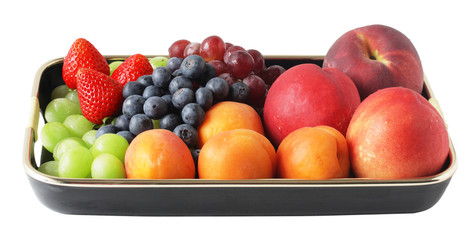 Obraz na płótnie Canvas Fruit and tray