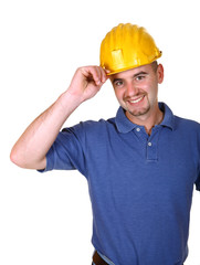 friendly young work man