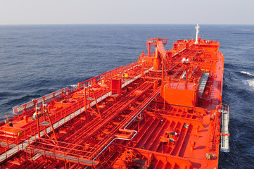 Tanker crude oil carrier ship