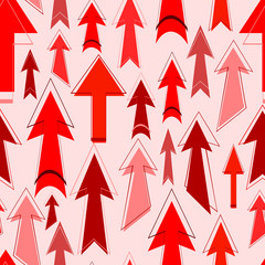 Seamless arrows. Vector illustration