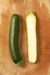 courgettes coupe
