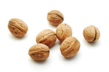 nuts isolated