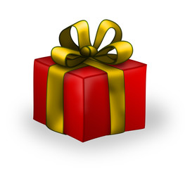 rotes Geschenk