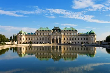 Fotobehang Wenen Zomerpaleis Belvedere in Wenen