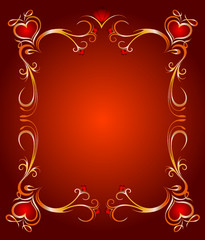 Abstract floral background