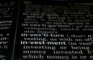 Investment Defined on Black