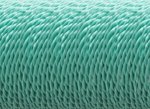 Coil of polypropylene rope