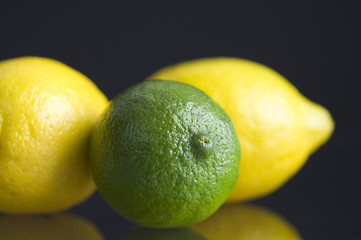 Lime with Two Lemons