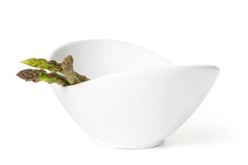 Bowl with Asparagus