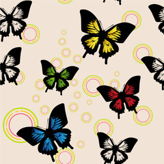 Seamless Butterflies and Bubbles