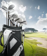 Photo sur Aluminium Golf golf equipment at the course
