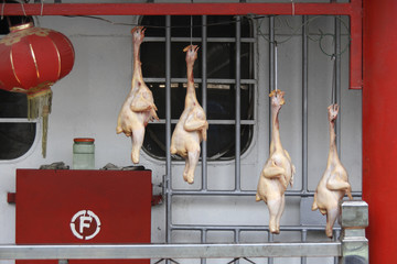 Hängende Hühner, Shanghai