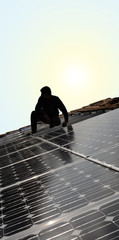 contre jour et photovoltaique