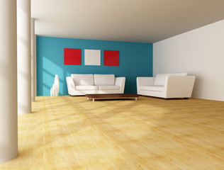 minimal living room