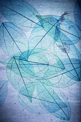 grunge leaf background