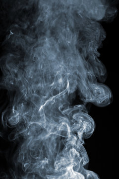 abstract smoke over black background