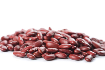 red haricot beans isolated