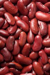 red haricot beans background