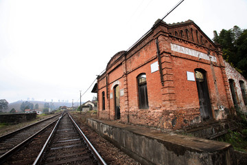 Fototapeta na wymiar old station