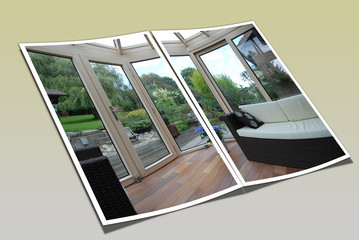 page ouverte sur veranda