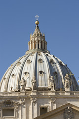 Fototapeta na wymiar Bazylika Świętego Piotra w Watykanie