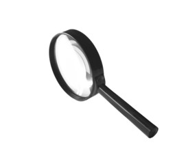 Magnifying Glass over white