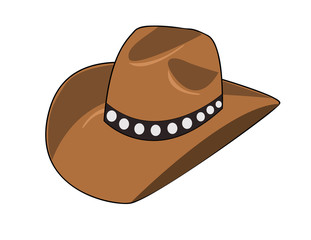Illustration of a cowboy hat