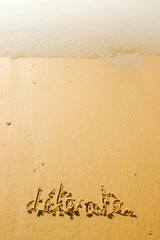 détente dans le sable