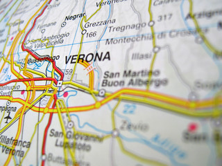 Cartina Verona
