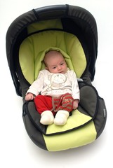baby in carseat