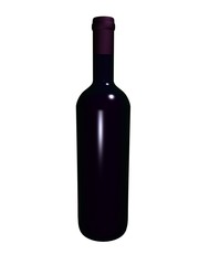 red wine bottle