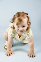 Naklejka premium Pretty baby girl