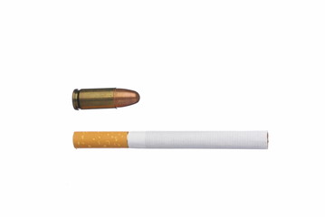 Ammuntion and cigarette