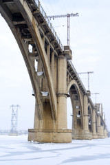 Fototapeta premium winter bridge