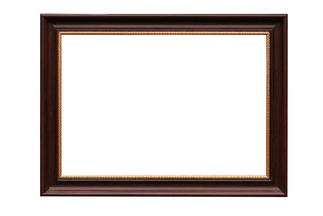 Frame for picture from baguette on white