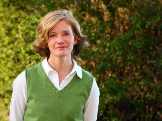 smiling young woman