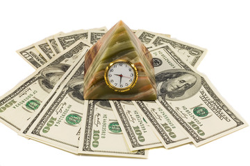 clock and dollars