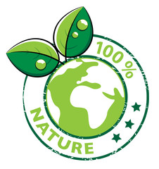 Symbole 100 % nature