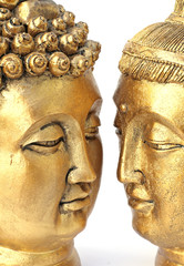 têtes de bouddhas