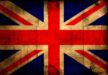 Grunge Great Britain flag