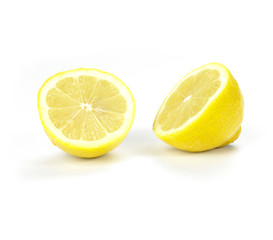 Two lemon halfs