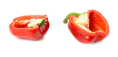 Red Pepper cut in half