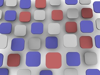 Abstract rounded squares background.